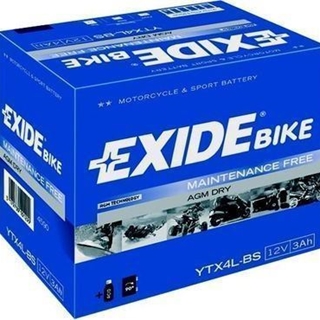Bateria Exide ETX4L-BS 12V 3Ah ( YTX4L-BS ) - Imagen 1
