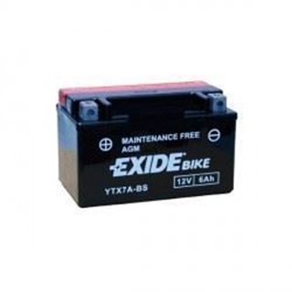 Bateria Exide ETX7A-BS 12V 6Ah ( YTX7A-BS ) - Imagen 1