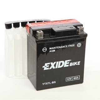 Bateria Exide ETX7L-BS 12V 6Ah ( YTX7L-BS ) - Imagen 1